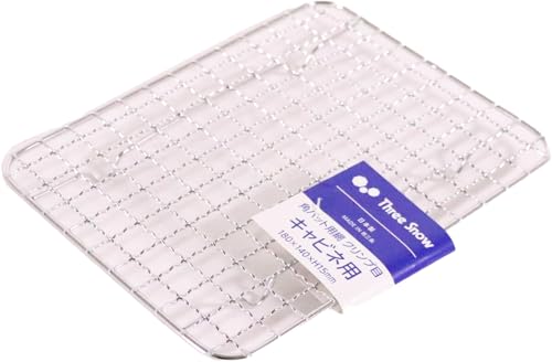 スリースノー 角バットアミ クリンプ目 キャビネット用 18-8ステンレス 業務用 燕三条 日本製 Three Snow 新越ワークス 30412