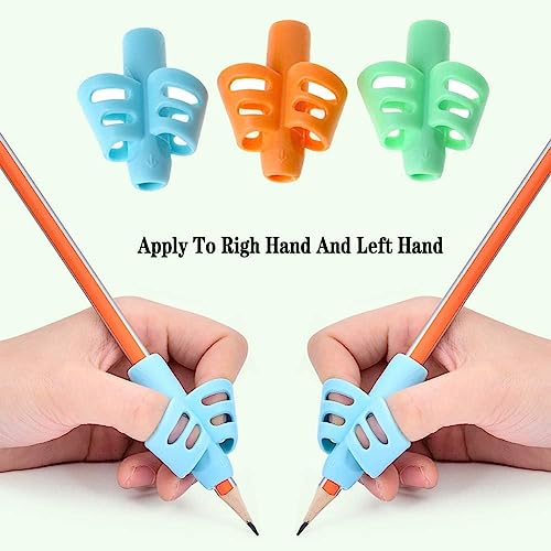 Image of JuneLsy Pencil Grips for Kids Handwriting gripper Pencil Holder Posture Correction Training Writing AIDS for preschooler Kids toddler Children 3-7Year