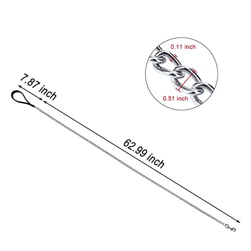 Filhome Metal Dog Leash Chew Proof Dog Chain Leash 6Ft Heavy Duty Sturdy Pet Dog Leash With Padded Handle For Large Medium Dogs #TOP2