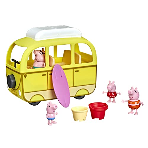 Figura e Veículo Peppa Pig Peppa’s Adventures - Minivan de Praia da Peppa - F3632 - Hasbro