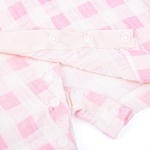 Image of Infant Kimono Robe Newborn Cotton Yarn Robe Baby Romper