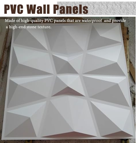 Paneles de pared decorativos 3D para tapar imperfecciones con revestimiento interior de PVC pintable 3