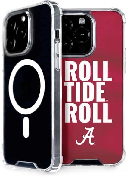 Skinit Phone Case Compatible with MagSafe iPhone 13 Pro - Officially Licensed University of Alabama Roll Tide Roll Design