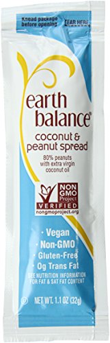 Image of Earth Balance Coconut & Peanut Spread, Creamy, 10 Count (Pack of 6)