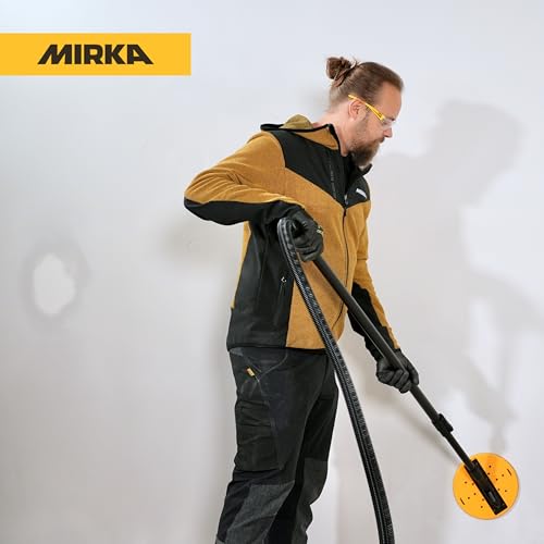 Sac pour ponceuse à tige Mirka robuste avec compartiments pour travaux de détail de plâtre