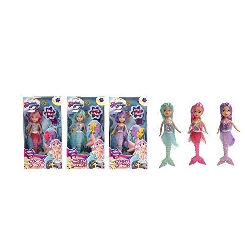 HTI Magical Mermaid Doll With Accessories Style & Play Set
