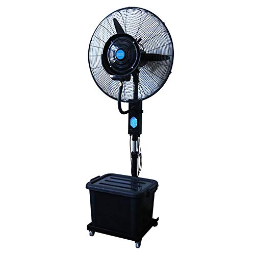 JIAYUAN Fan Cooling Misting Fan,Spray Atomization Cooling Misting Dusting Humidifier 3 Speeds Oscillation Function Height adjustable 260W