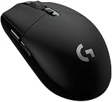 Logitech G305 LIGHTSPEED Wireless Gaming Mouse, HERO 12K Sensor, 12,000 DPI, Lightweight, 6 Programmable Buttons, 250h Battery Life, On-Board Memory, PC/Mac - Black - 4