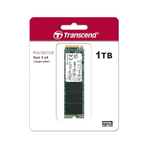 Image of Transcend 1TB NVMe PCIe Gen3 x4 MTE112S M.2 SSD Solid State Drive TS1TMTE112S