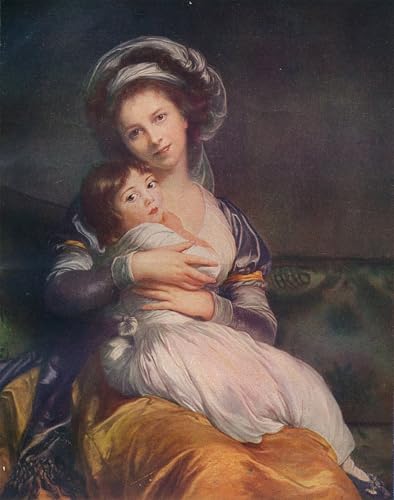 Cuadro de pared Louise Elisabeth Vigee Le Brun decoracion elegante para comedor y dormitorio grande