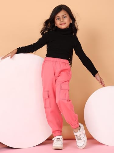 Image of superminis Girls Denim Jeans | Stretchable Blue Cat Print Jeans for Girls 3-10 Years | Soft Comfortable Kids Denim Pants for Casual