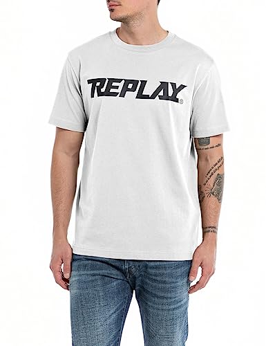 T-shirt Replay M6658 homme en coton peigné haute qualité stretch