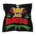 Jah Bless Jamaica Rastafari Silk Like Head Scarf for Women Bandana for Hair Wrapping Fashion Accessory Square Hair Scarves 25