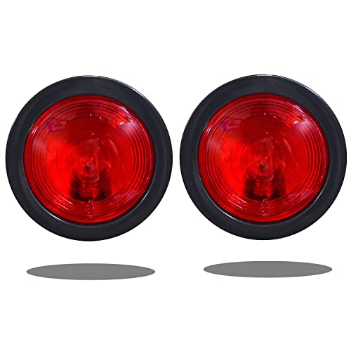 Feu de signalisation 24V rouge de 10,2 cm pour rénover l'arrière d'un camion