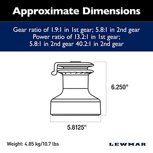 Winch Lewmar 40ST miniatura 2