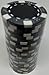 Poker Chips - (25) Black Dice Mold 11.5 g Clay Composite
