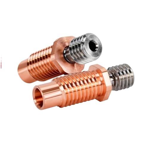 KE88FENG For Torlipy Hexagon Heatbreak Easy Tighten Install Bi-metal Throat For V6 Hotend 3D Printer Parts 1.75mm Filame