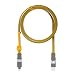 Produktbild Rolling Square inCharge XL 200 cm - USB-C-Kabel, Universal-Smartphone-Kabel, Geschenk für Männer, 6-in-1-Universalladegerät für Smartphones, technisches Gadget, Gelb, Lightning-Kabel 100 W