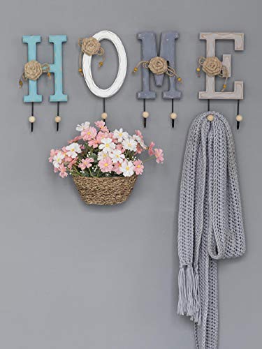 Crochet clé penderie murale rose et support veste design HOME - 5