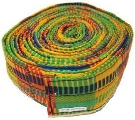 Djembe Drum Deluxe Standing Strap - 2"x15' Adult Size - African cloth print from Ghana