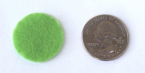 Image of Playfully Ever After Green, Dark Green, Light Green & White Craft Felt Circles (1 Inch - 200pc)