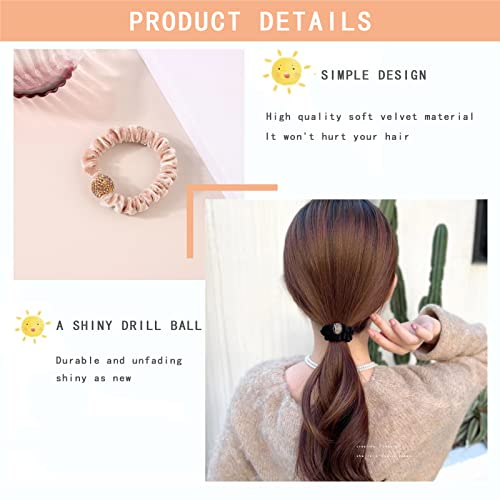 Sparkling Crystal Stone Braided Hair Clips, Multi Clip Hair Barrette, Duckbill Clip Rhinestone Hair Clips, Braided Hair Clip With Rhinestones For Women/Girls, 4 Hair Clips+2 Hair Ties (6Pcs) (Crystal) #TOP3