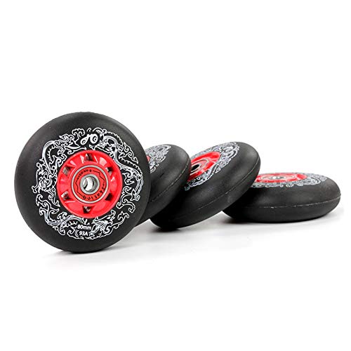 Roues de patins à roulettes de rechange 93A pour éliminer les vibrations
