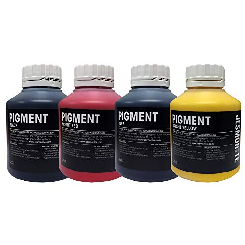 Jesmonite Pigment Pack - 4 x 200g (Black/Yellow/Red/Blue)