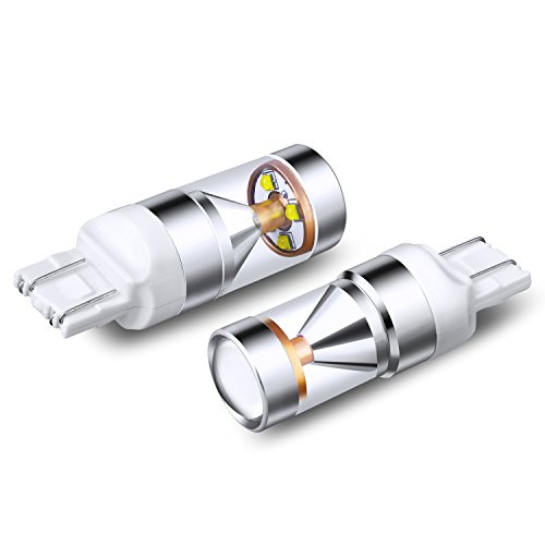 Alla Lighting Genuine Cree Xb-D Xtremely Super Bright 1200 Lumens 6000K Xenon White 7443 7440 T20 W21W Led Bulb For Back-Up Reverse Light Lamp Bulbs Replacement #TOP7