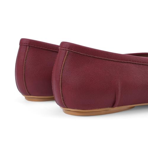 Image of VBDB Tabi Ballet Flats for Women Dressy Casual Shoes Split Toe Wide Flats Light Weight Japanese Shoes