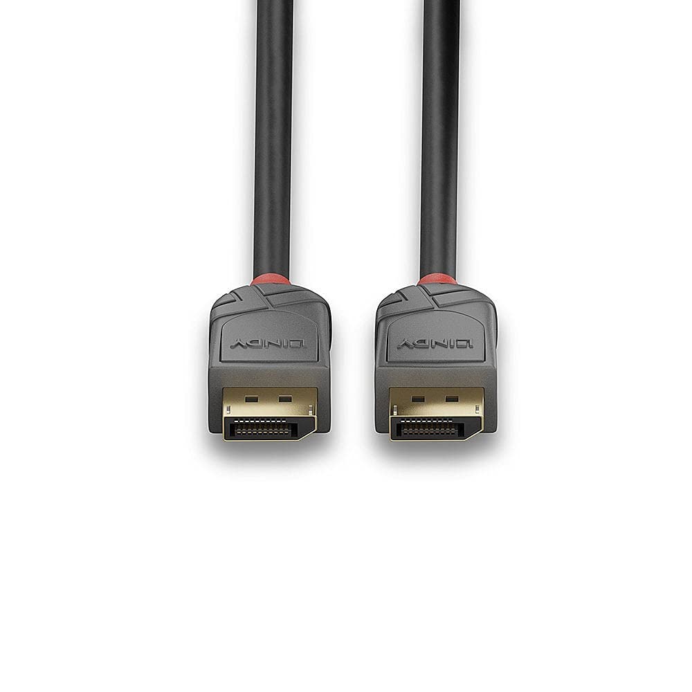LINDY 36487 - Cavo DisplayPort 1.1, 15 m, colore: Antracite