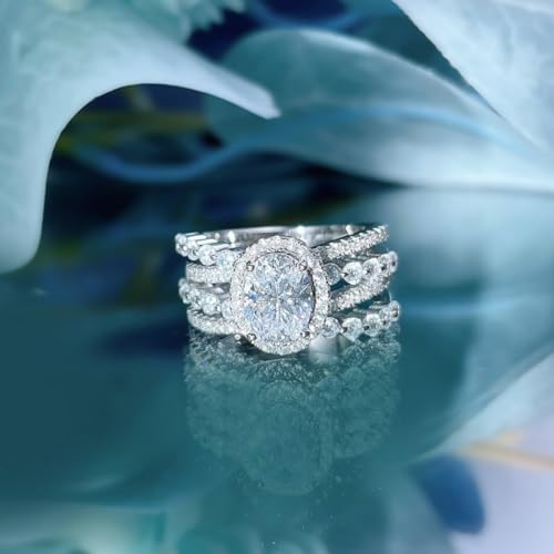 White Gold Plated Cubic Zirconia Statement Ring Personalized Accessory Ideal for Women's Daily Casual Wear Party Holiday Anniversary Love Jewelry Gift4