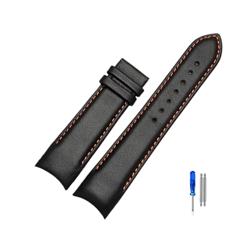 [Aocghfyer] 22mm 23mm 24mm ���v�x���g ���U�[ �J�[�u�G���h �X�g���b�v�t�� 1853 T035627A T035407A T035439 �����Y(Oragne line-no BK,23mm)