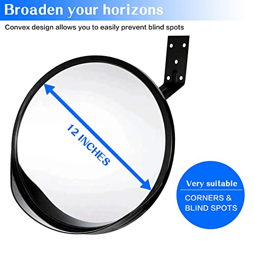 Espejo de observacion convexo Minvchao con gran angular de 30 cm y resistencia exterior 5
