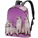 Produktbild Asiatische halblange Haare Bag Teens Student Bookbag Leichte Umhängetaschen Reiserucksack Tägliche Rucksäcke