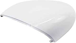 Cubiertas de repuesto Para Ford Para Fiesta 2009-2015, cubierta de repuesto para espejo retrovisor lateral izquierdo/derecho, color blanco(1pcs left)