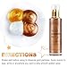 Shimmer Oil 100ml, Moisturizing Long Lasting Body Luminizer Face Brighten, Waterproof Liquid Illuminator Glow, Glitter Oil Highlighter Summer Glowing Makeup (#03 Bronze Gold)