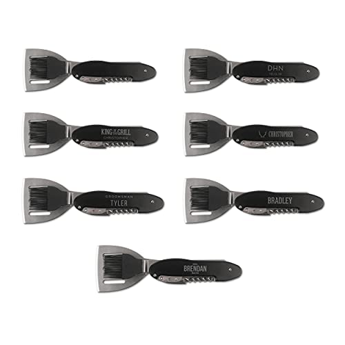 Set de utensilios para parrilla personalizado WEDDINGSTAR miniatura 4