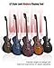 AKLOT 24-Fret Electric Guitar Kit – Single Cut (LP Style), Modern Playability with Coil-Split Humbucker Pickups, Essential Accessories Included, Violet Venom