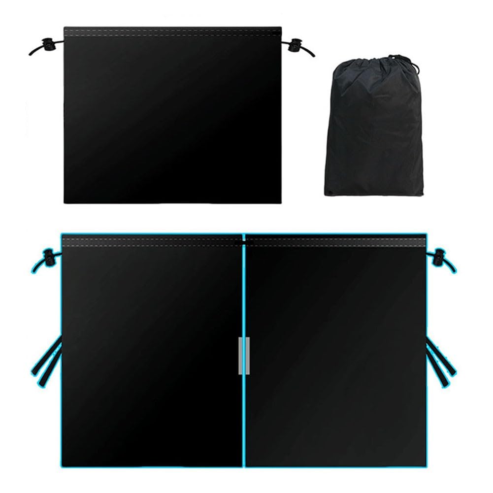 Rideaux de séparation de voiture anti-regards et pare-soleil habitacle en polyester