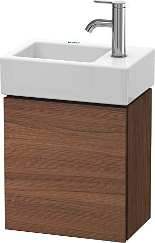 Duravit L-Cube Mueble de Pared 36,4 x 24,1 cm, 1 Puerta, para Vero Air 072438 LC6293L, Color: Nogal Natural Decorado