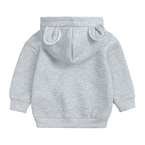 Toddler Sweatshirt Tops Boys Hoodie Pullover Girls Solid Color Hoodies Baby Tops Cute Ear Hoodie Kids Boys2