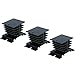YaeCCC 3pcs Solid State Controller Heat Sink Aluminum Heat Sink Temperature Controller Heat Sink Solid State Controller Radiator Module Black for SSR-10A,25A,40A