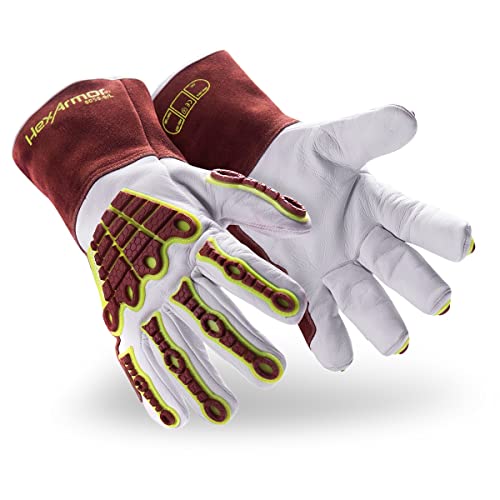 HexArmor heat-resistant welding gloves