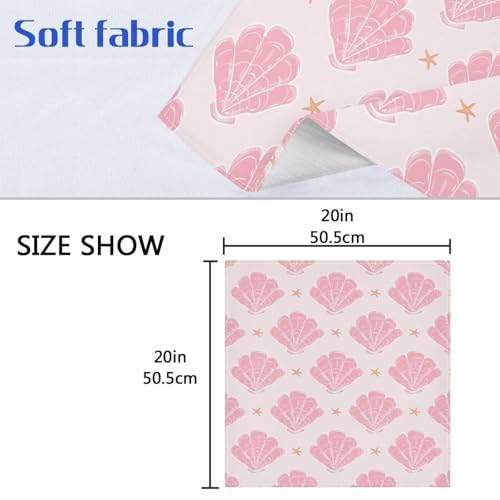 Servilletas de Tela Set 6 Rosadas 20x20 in miniatura 6