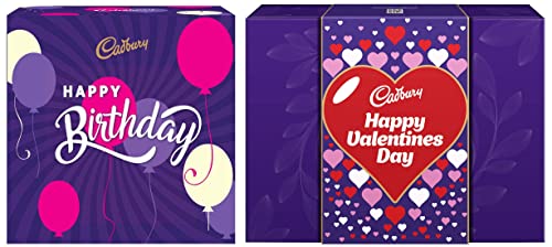 Image of Cadbury Birthday Celebrations Box, 430g & Valentine Gift Pack, 281g