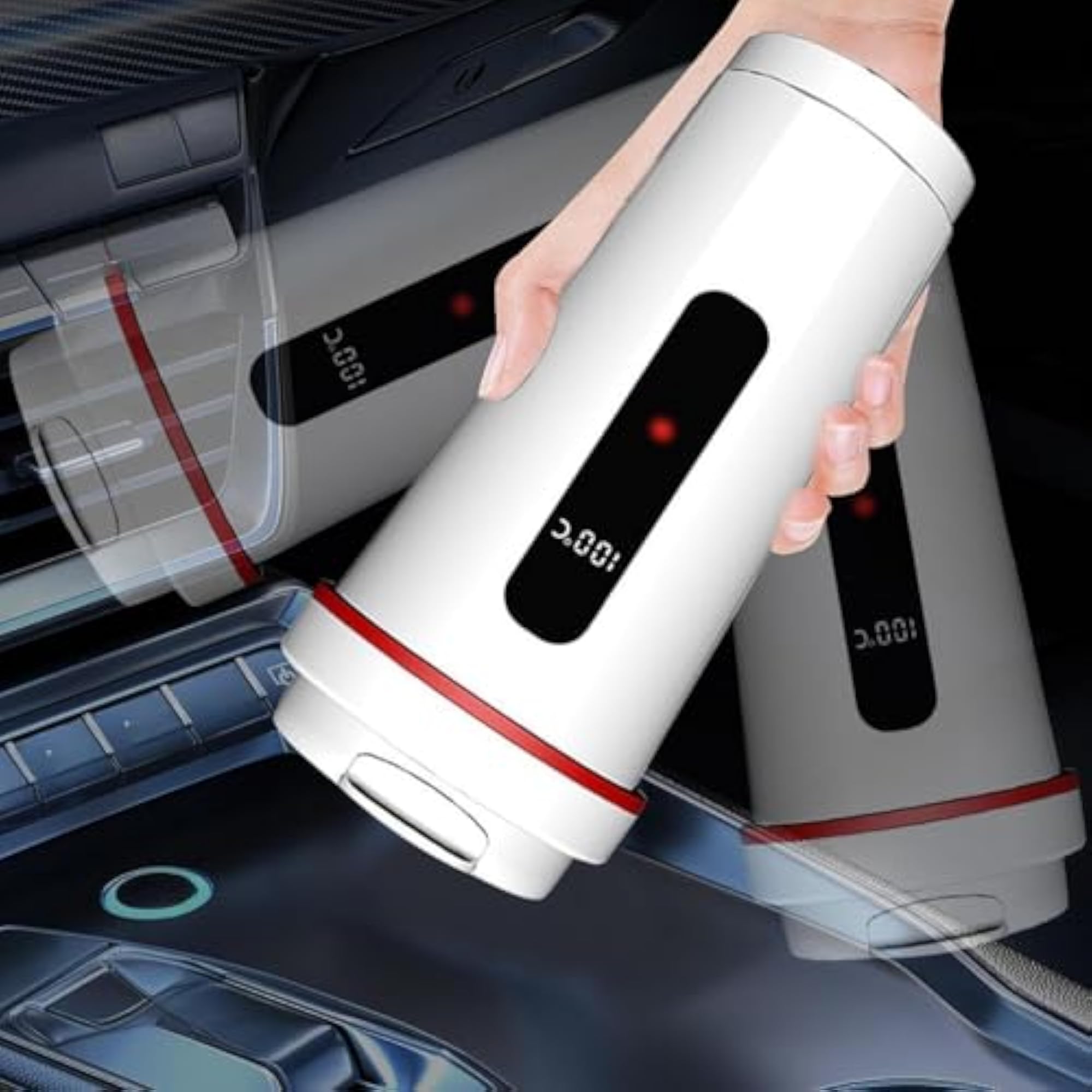 Portable Travel Coffee Mug Electric Kettle for Camping