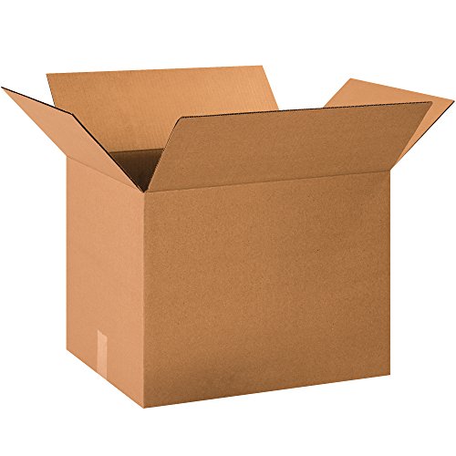 Image of BOX USA B211515 Corrugated Boxes, 21 inchL x 15 inchW x 15 inchH, Kraft (Pack of 20)