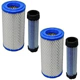 #US Replacement for 2PK Air Filter for Kubota K1211-82320, K2581-82311, 1G659-11222, 6A10082632 -