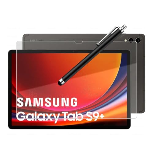 Kit Película De Vidro Temperado + Caneta Touch Para Samsung Galaxy Tab S9, S9 FE, S9 Ultra e S9 Plus